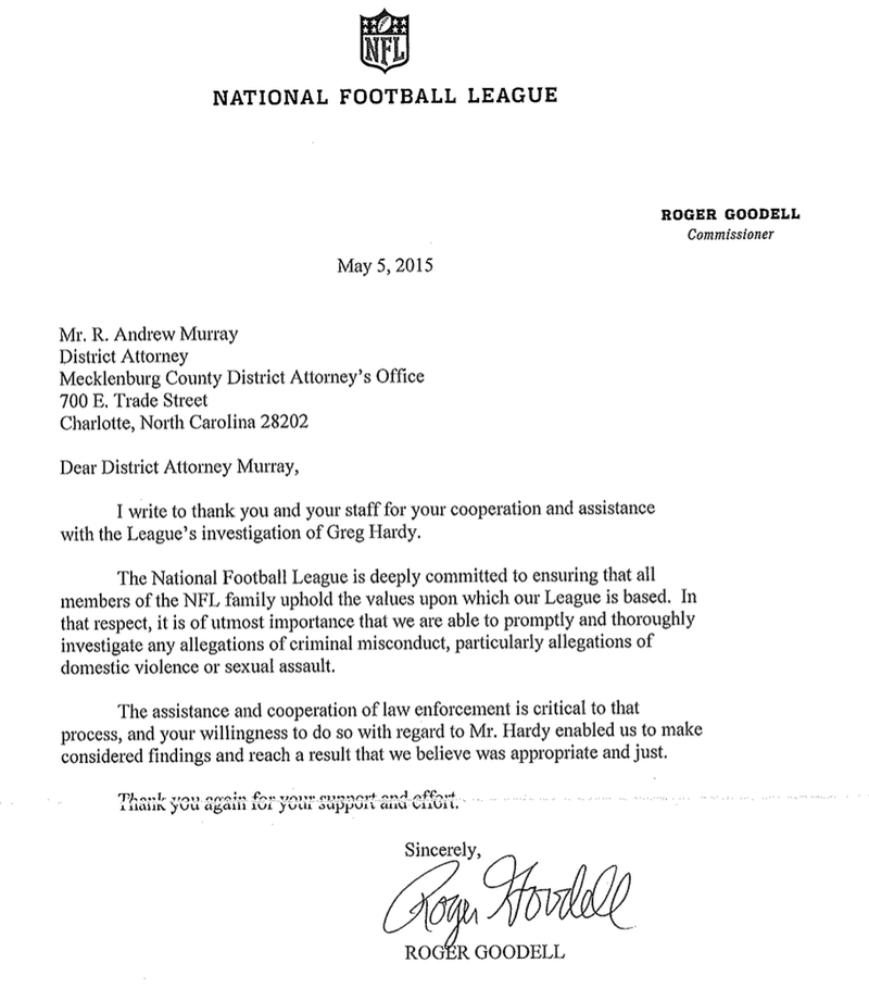Illustration for article titled How The NFL Convinced Prosecutors To Give Them (And No One Else) The Greg Hardy Photos